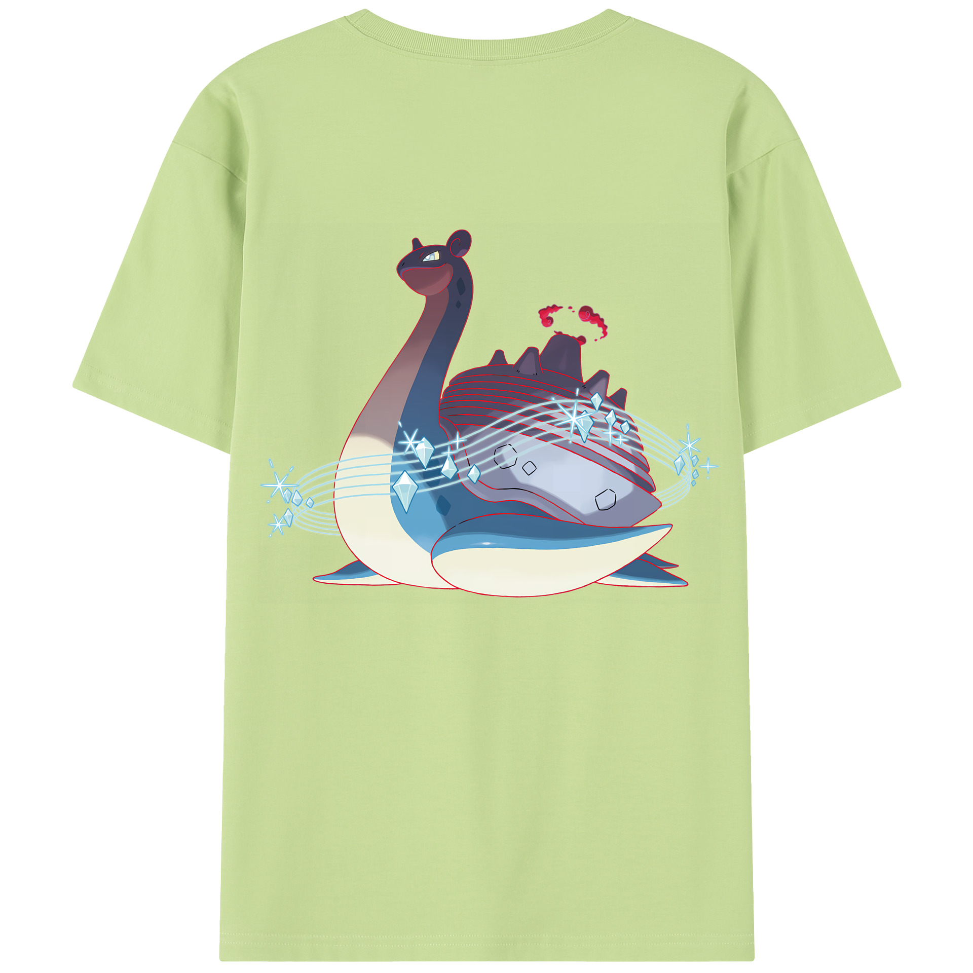 （画像用） ポケットモンスター Pokémon 綿100％半袖Tシャツ（背面プリント）
